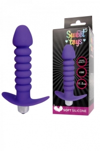 Анальный стимулятор с вибрацией Sweet Toys, фиолетовый
