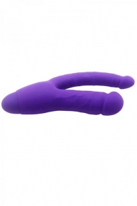 Вибратор анально-вагинальный Insatiable Desire purple 1