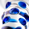Нереалистичный фаллоимитатор Sexus Glass полоски, стекло - фото 6