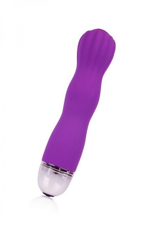 Вибратор Cosmo фиолетовый с рельефной головкой