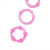 Набор розовых эрекционных колец 3 шт., Toyfa - фото 1