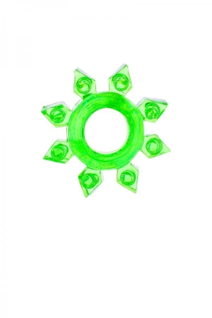 Эрекционное кольцо ToyFa, зеленое