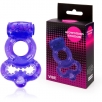 Эрекционное кольцо с вибрацией, фиолетовое - фото 2