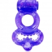 Эрекционное кольцо с вибрацией, фиолетовое - фото 1