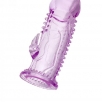 Насадка на пенис стимулирующая ToyFa, фиолетовая - фото 1