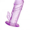Насадка на пенис стимулирующая с клиторальным отростком ToyFa, фиолетовая - фото 1