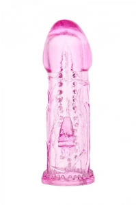 Насадка на пенис стимулирующая ToyFa, розовая 2