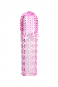 Насадка на пенис стимулирующая с усиками ToyFa, розовая 1