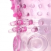 Насадка на пенис стимулирующая с усиками ToyFa, розовая - фото 3