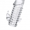 Насадка на пенис стимулирующая с клиторальным отростком ToyFa, прозрачная - фото 1