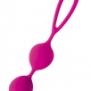 Вагинальные шарики Cosmo с петлей, розовые - фото 1