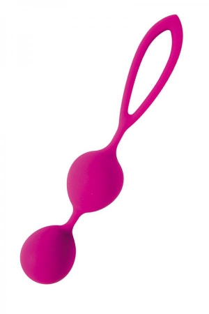 Вагинальные шарики Cosmo с петлей, розовые