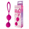 Вагинальные шарики Cosmo с петлей, розовые - фото 2