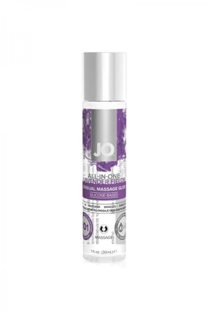Лубрикант-массажное масло на силиконовой основе Jo All-In-One Massage Glide Lavender с ароматом лаванды, 30 мл