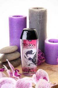 Лубрикант съедобный Shunga Toko Aroma со вкусом клубника и шампанское, 165 мл. 2