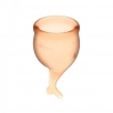 Набор менструальных чаш Satisfyer Feel Secure Menstrual Cup Orange - фото 4