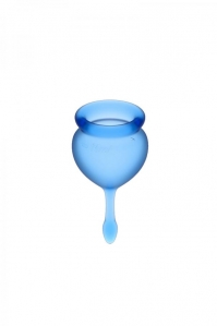 Набор менструальных чаш Satisfyer Feel good Menstrual Cup Blue 4
