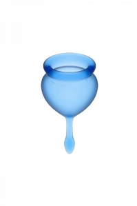 Набор менструальных чаш Satisfyer Feel good Menstrual Cup Blue 3