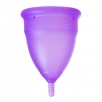 Гигиеническая менструальная чаша Eromantica, силикон, фиолетовая, L - фото 2