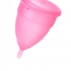 Менструальная чаша Штучки-Дрючки, силикон, розовый, L - фото 1