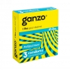 Презервативы Ganzo, ребристые, 3 шт. - фото 1