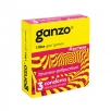 Презервативы Ganzo, точечно-ребристые, 3 шт. - фото 1