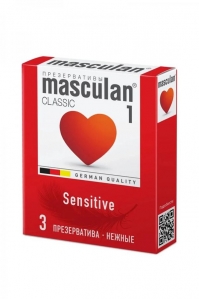 Презервативы Masculan Classic Sensitive, 3 шт
