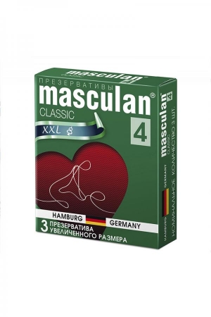 Презервативы Masculan 2XL, увеличенного размера, 3 шт.