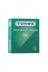 Презервативы Torex XL, увеличенного размера  3 шт.