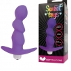 Анальная рельефная втулка с вибрацией Sweet Toys, фиолетовая - фото 1