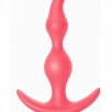 Анальная пробка для ношения Bent Anal Plug Pink - фото 1