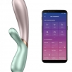 Вибратор с подогревом Satisfyer Hot Lover с возможностью управления через смартфон (розово-зеленый) - фото 1