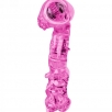 Виброкольцо с подхватом мошонки ToyFa розовое - фото 3