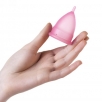 Менструальная чаша Штучки-Дрючки, силикон, розовый, L - фото 4